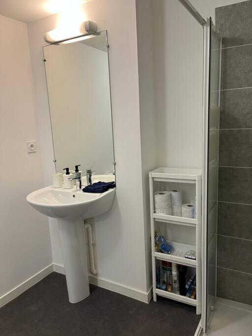 Appartement F2 De Haut Standing En Hypercentre Avec Jardin Prive A 270 M De La Gare De Mantes ! Bagian luar foto
